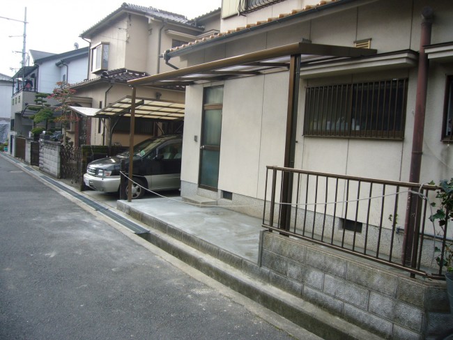 交野リフォーム　 おかげで雨に濡れなくてすみます
