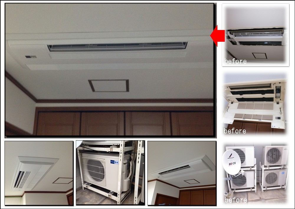 ビルトインエアコン埋め込み式エアコンの特長は大阪市