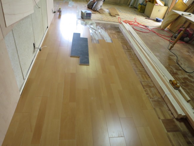 水まわりリフォーム　順調です寝屋川