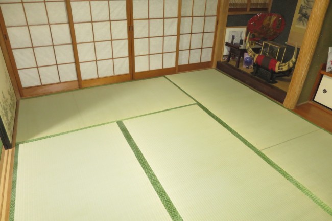 畳和室リフォーム寝屋川　いぐさの香りがたっぷりです