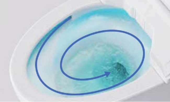 トイレリフォーム ＴＯＴＯトルネードの洗浄って、とても便利ですよ。