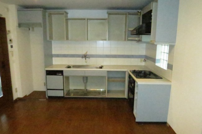 キッチンリフォーム はじまりました京田辺