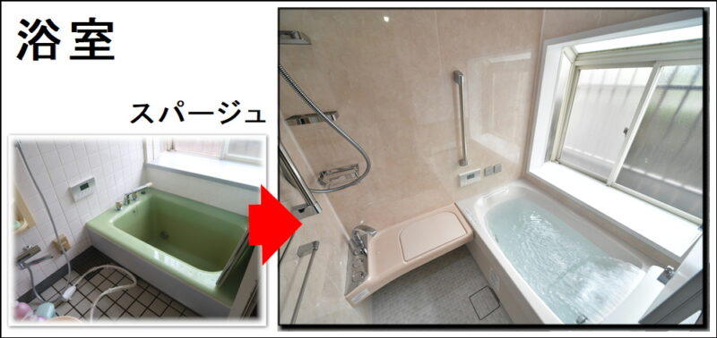 スパージュのビフォーアフター事例画像ができました枚方