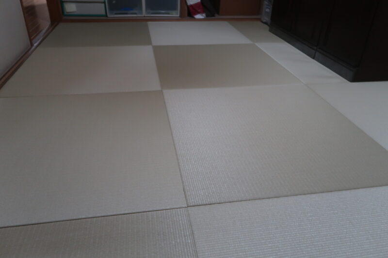 和紙畳半畳の打ち合わせにリピータ宅に行きました枚方