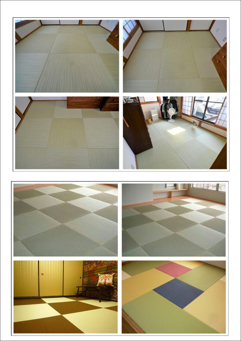 和紙畳リフォームがいぐさの表替からきまりました枚方