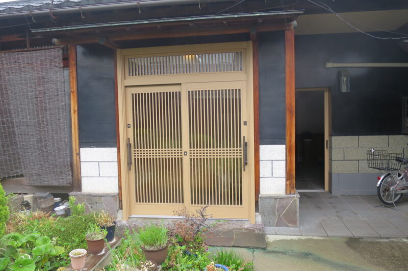 玄関引戸リフォームドアリモ完成しました寝屋川