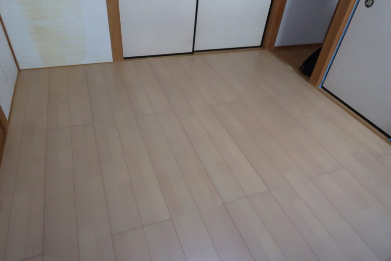 枚方で畳からフローリングリフォーム完成しました