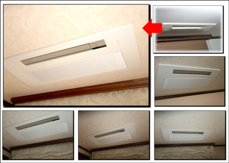 天井埋め込みビルトインエアコン