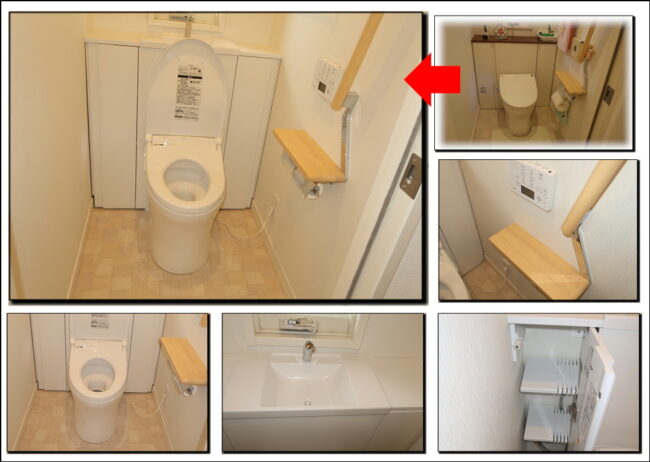 トイレはTOTOのキャビネットトイレの【レストパル】でした